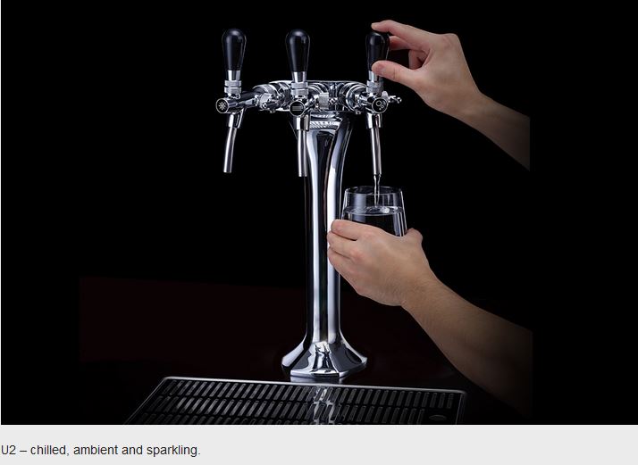 U2 Under Counter Water Cooler POU 80L Cold and Sparkling